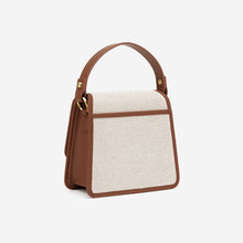 Load image into Gallery viewer, The Fae Top Handle Bag - Beige Canvas

