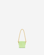 Load image into Gallery viewer, Square Mini Box - Lime Green Lizard
