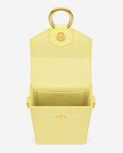 Load image into Gallery viewer, Lola Chain Phone Case - Light Yellow Croc

