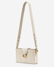 Load image into Gallery viewer, Grace Box Bag - Ivory  Croc

